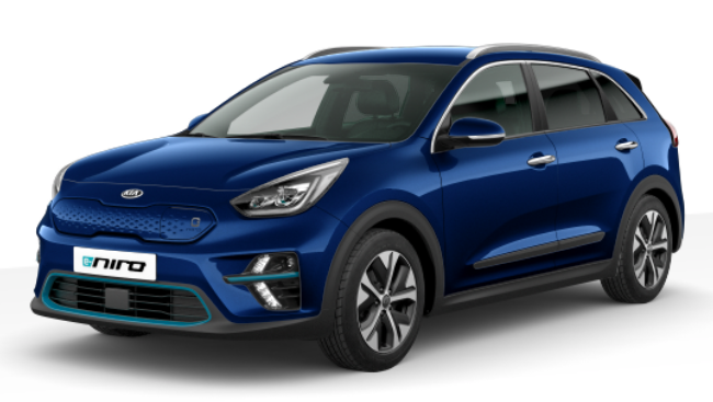 KIA e-Niro in YachtBlau